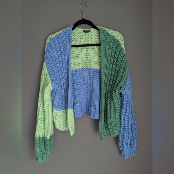 wild fable Sweaters - Wild Fable color block sweater size large. No button front 23x 22